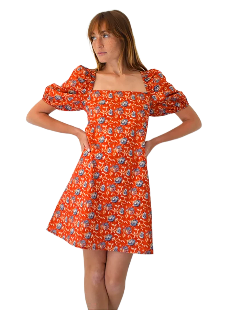 Vestido Bruna Lirio Rojo