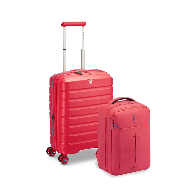 RONCATO PACK B-FLYING MALETA CABINA 55CM + MOCHILA CABINA IRONIK 2.0 Ryanair