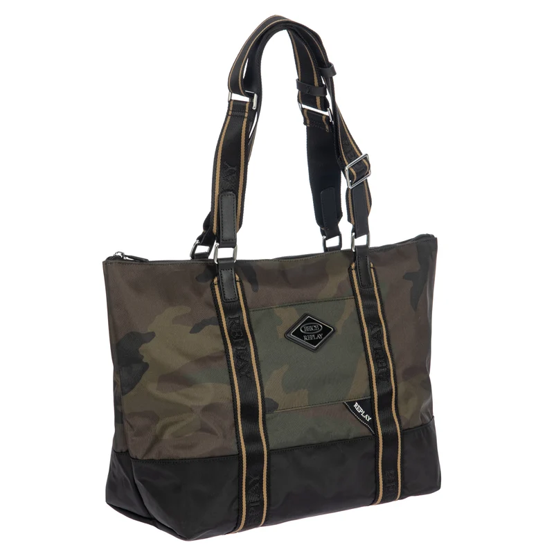 BRIC´S BOLSO DE VIAJE GRANDE 3 EN 1 DE TEJIDO RECICLADO REPLAY