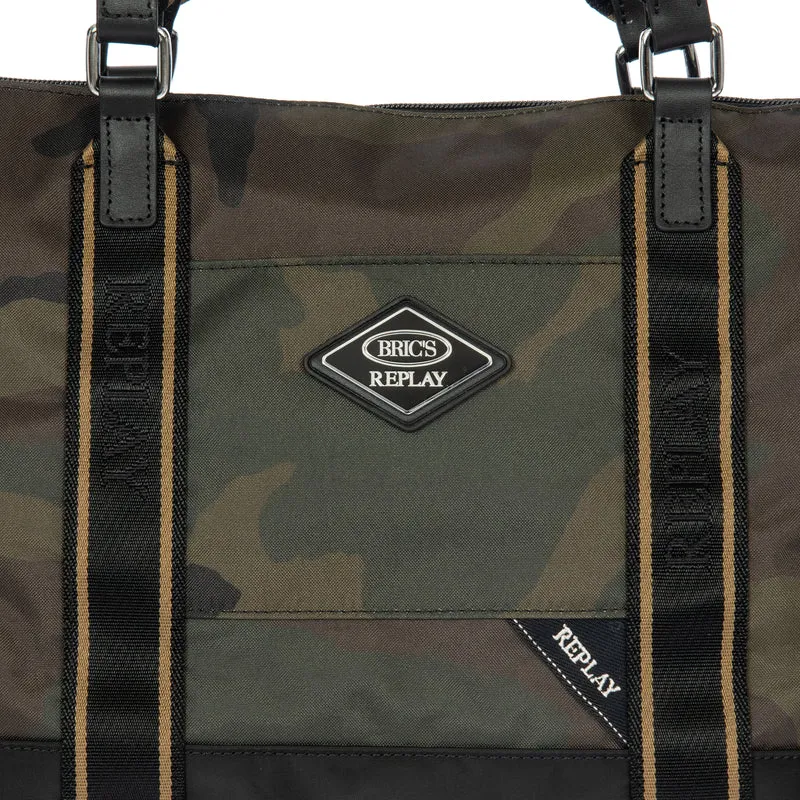 BRIC´S BOLSO DE VIAJE GRANDE 3 EN 1 DE TEJIDO RECICLADO REPLAY