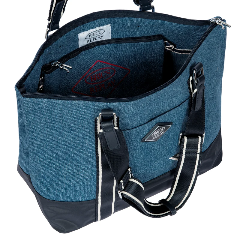 BRIC´S BOLSO DE VIAJE GRANDE 3 EN 1 DE TEJIDO RECICLADO REPLAY