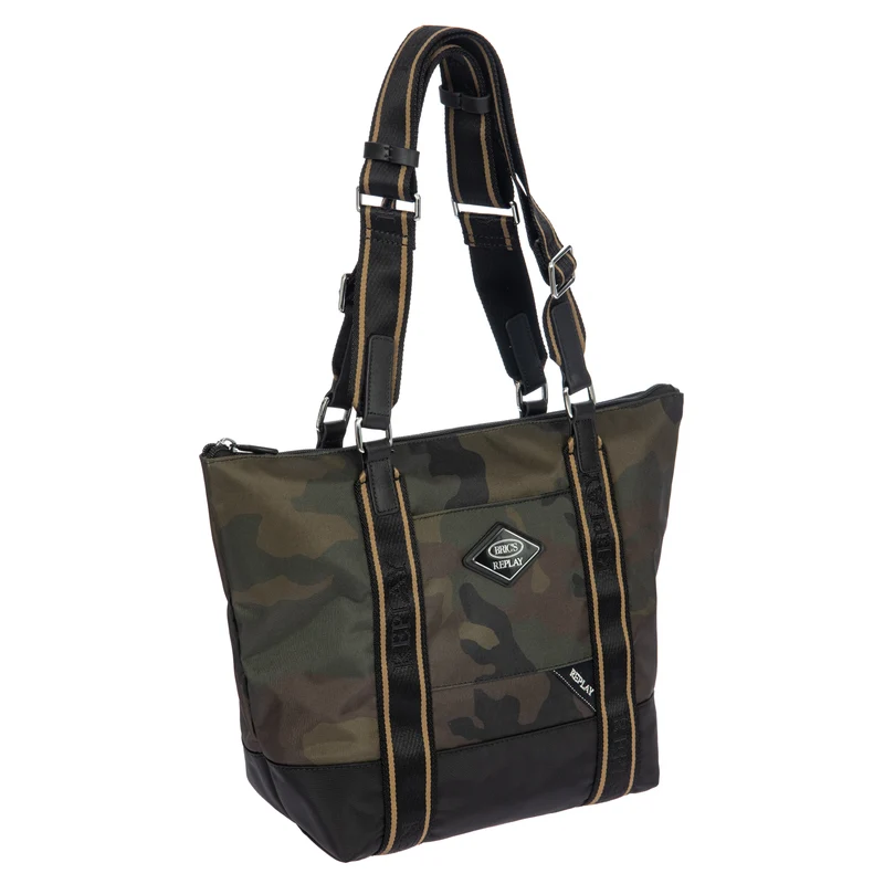 BRIC´S BOLSO DE VIAJE MEDIANO 3 EN 1 DE TEJIDO RECICLADO REPLAY