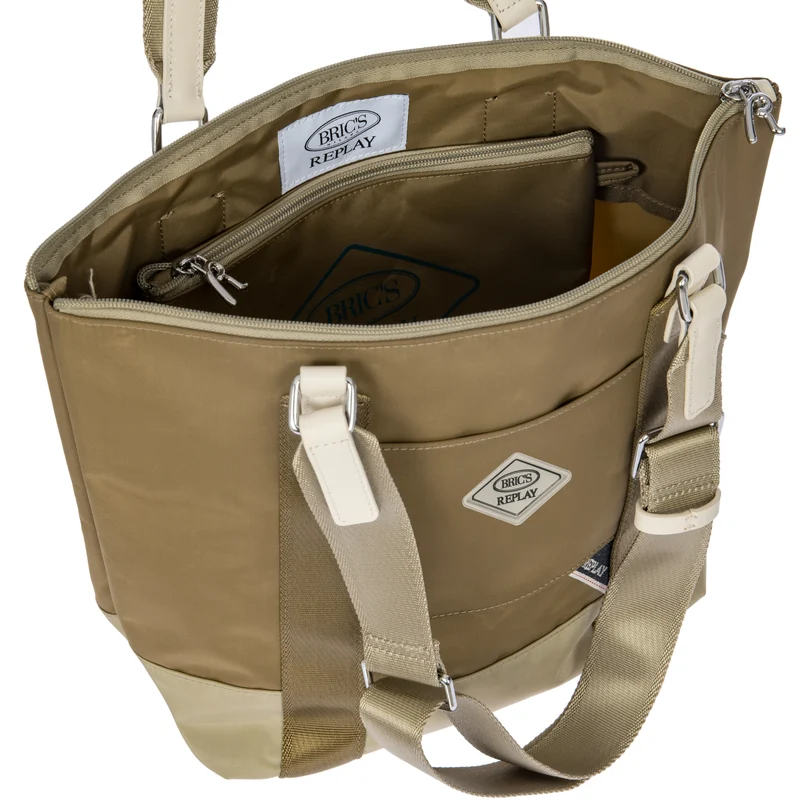 BRIC´S BOLSO DE VIAJE MEDIANO 3 EN 1 DE TEJIDO RECICLADO REPLAY