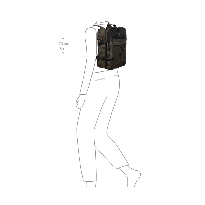 BRIC´S MOCHILA UNDERSEATER REPLAY DE TEJIDO RECICLADO
