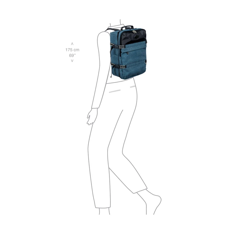 BRIC´S MOCHILA UNDERSEATER REPLAY DE TEJIDO RECICLADO