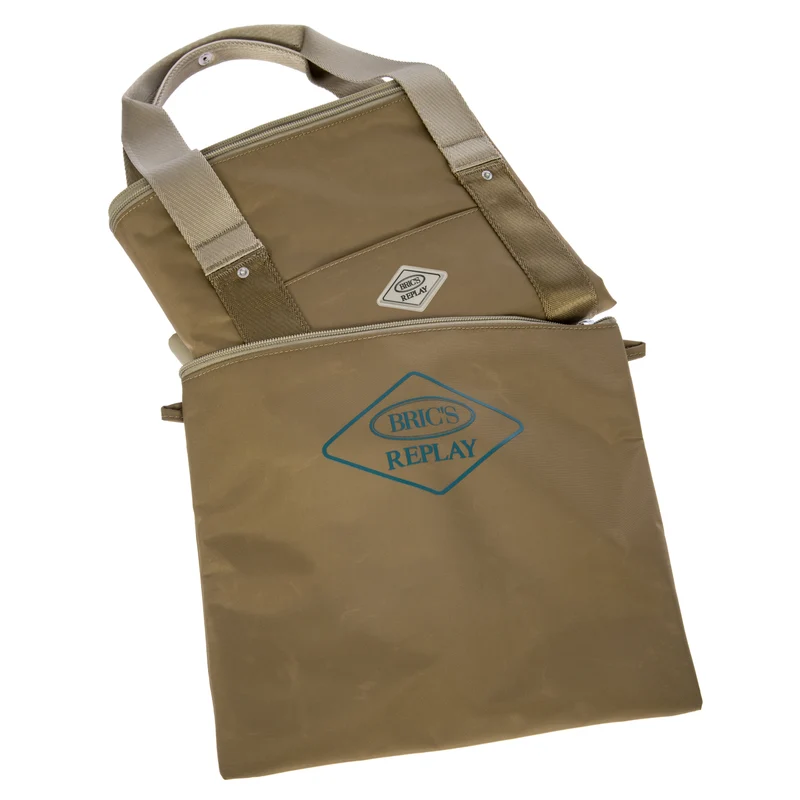 BRIC´S BOLSA DE VIAJE MEDIANA 2 EN 1 EN TEJIDO RECICLADO REPLAY