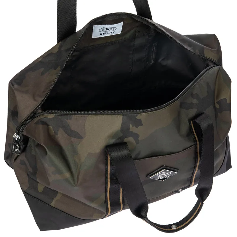 BRIC´S BOLSA DE VIAJE MEDIANA 2 EN 1 EN TEJIDO RECICLADO REPLAY