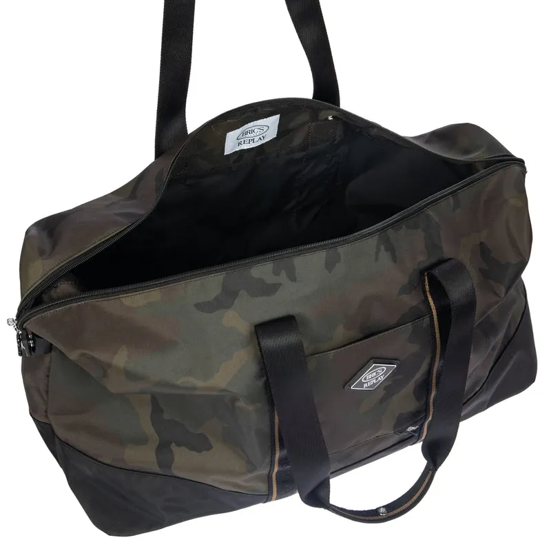 BRIC´S BOLSA DE VIAJE GRANDE 2 EN 1 EN TEJIDO RECICLADO REPLAY