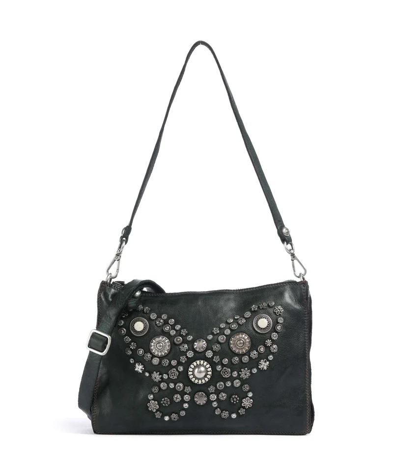 Campomaggi Bolso de hombro green bottle