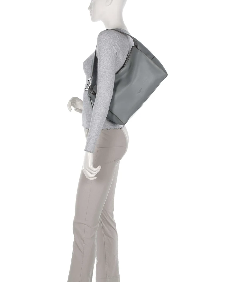 Liebeskind Lou Calf Optic M Bolso de hobo grigio