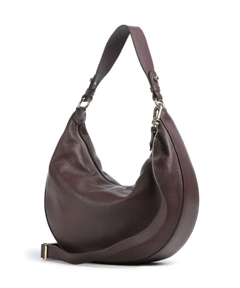 Abro Adria Lulu Small Bolso de hobo burgundy