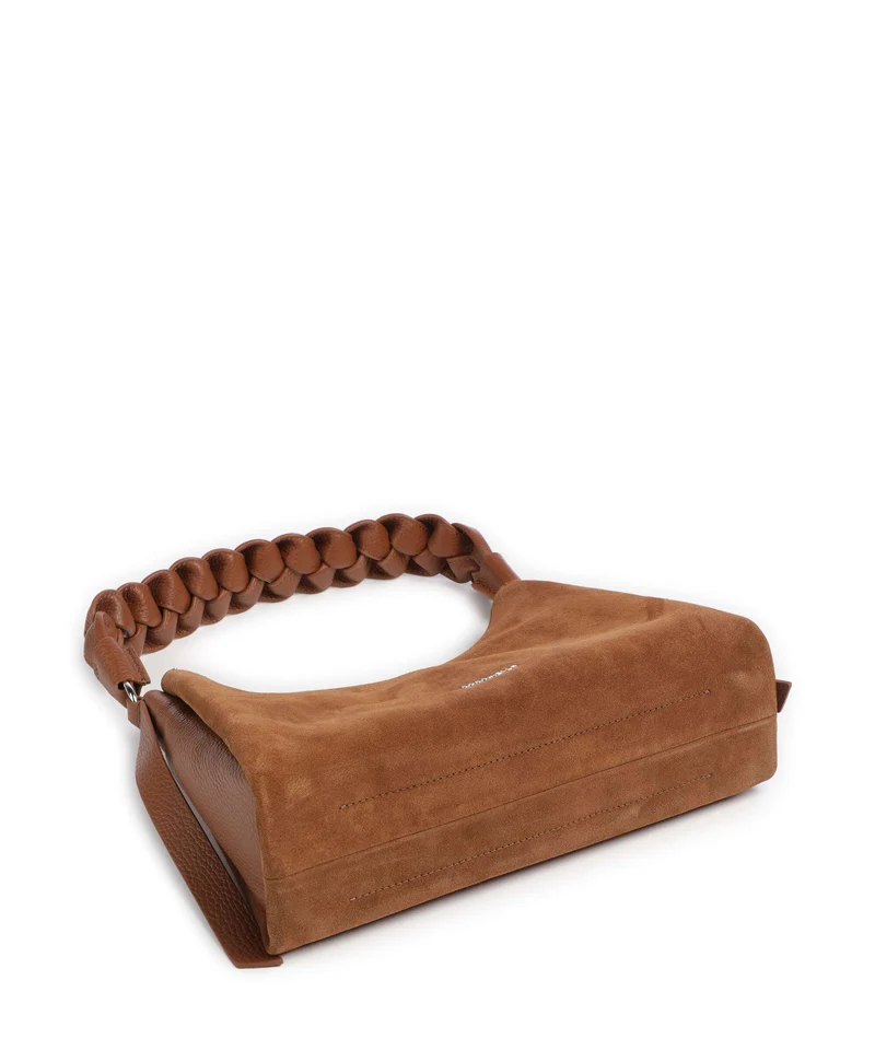 Coccinelle Boheme Suede Bolso de hombro cognac