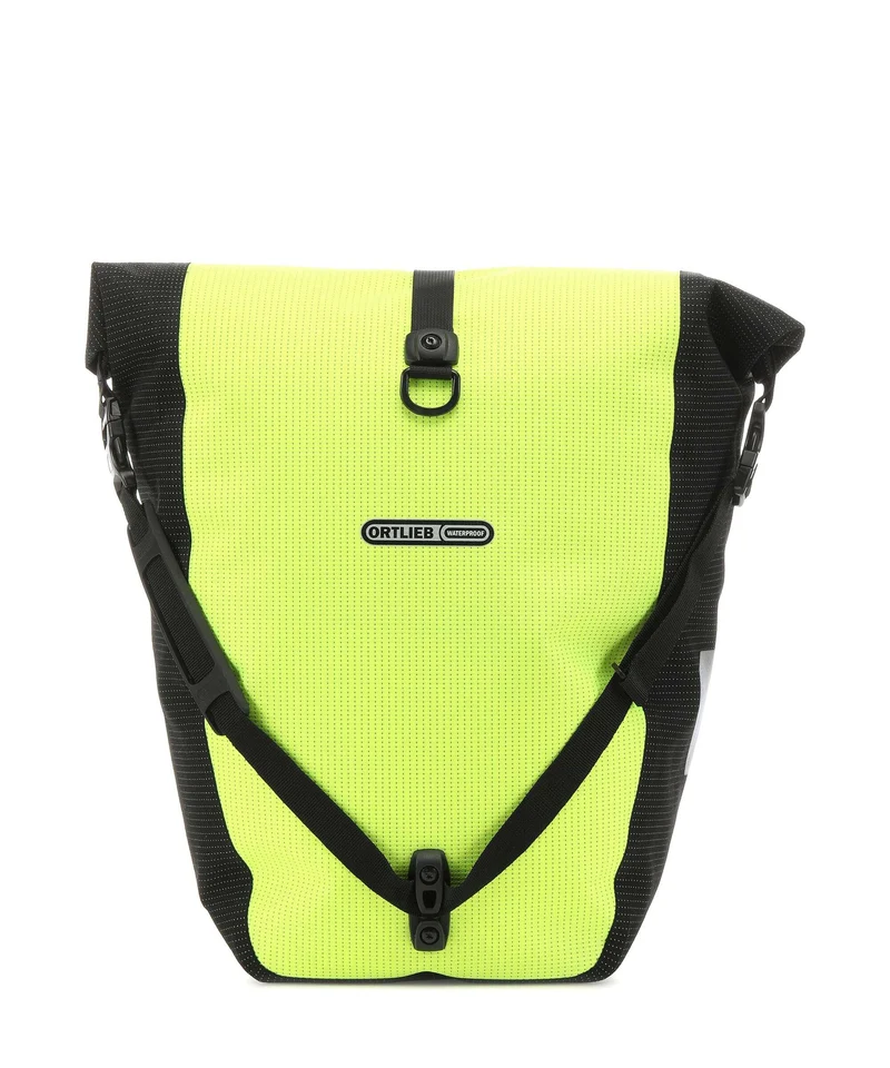 Ortlieb Back-Roller High Visibility QL2.1 Bolsa de equipaje neon yellow/black reflective