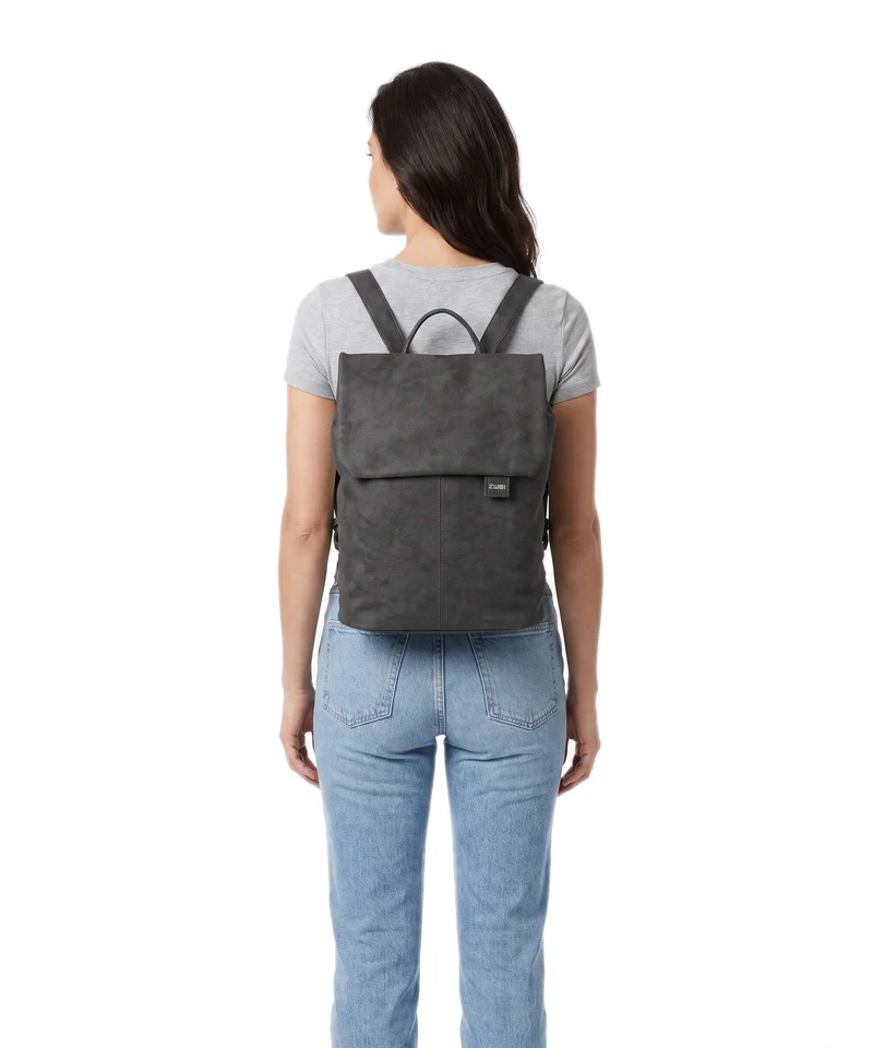 Zwei Mademoiselle.M MR13 Mochila nubuk stone