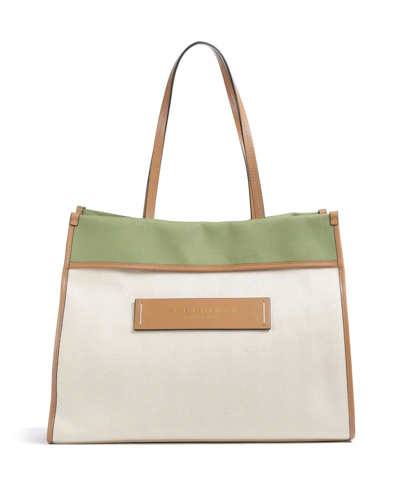 The Bridge Elisa Bolsa shopping natural/marzipan/fico