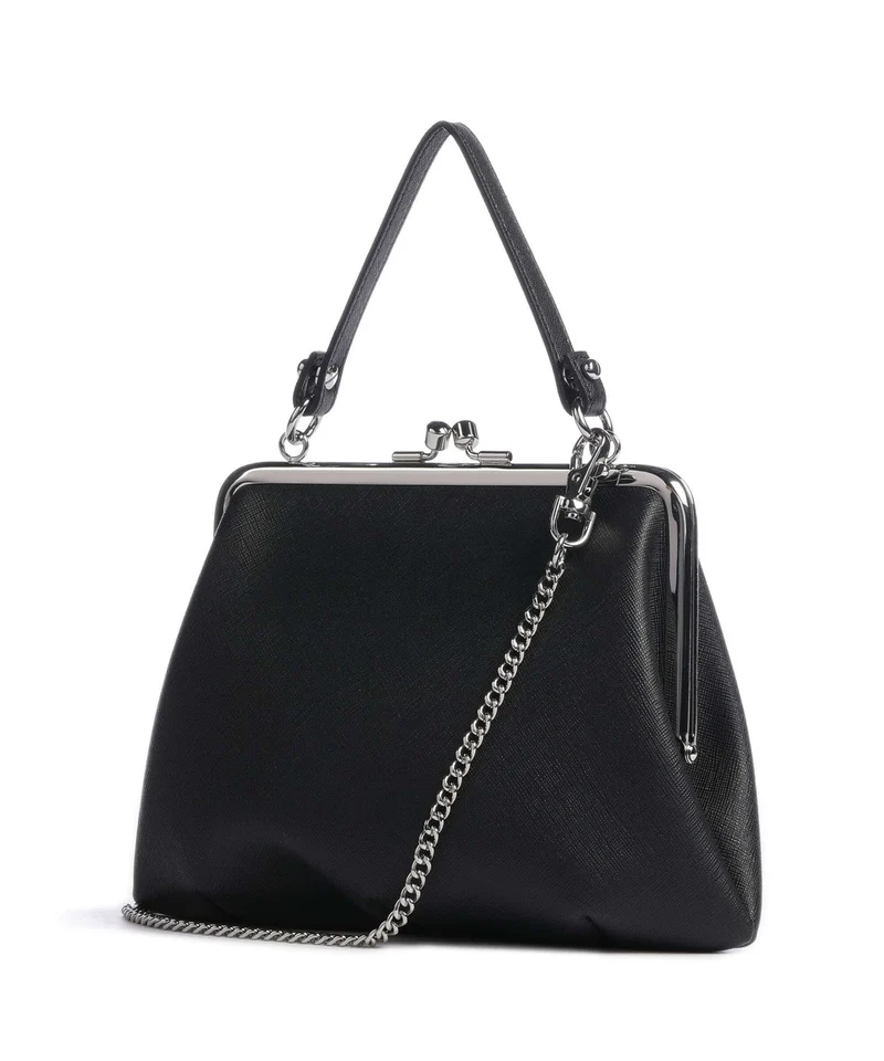 Vivienne Westwood Granny Frame Saffiano Bandolera black