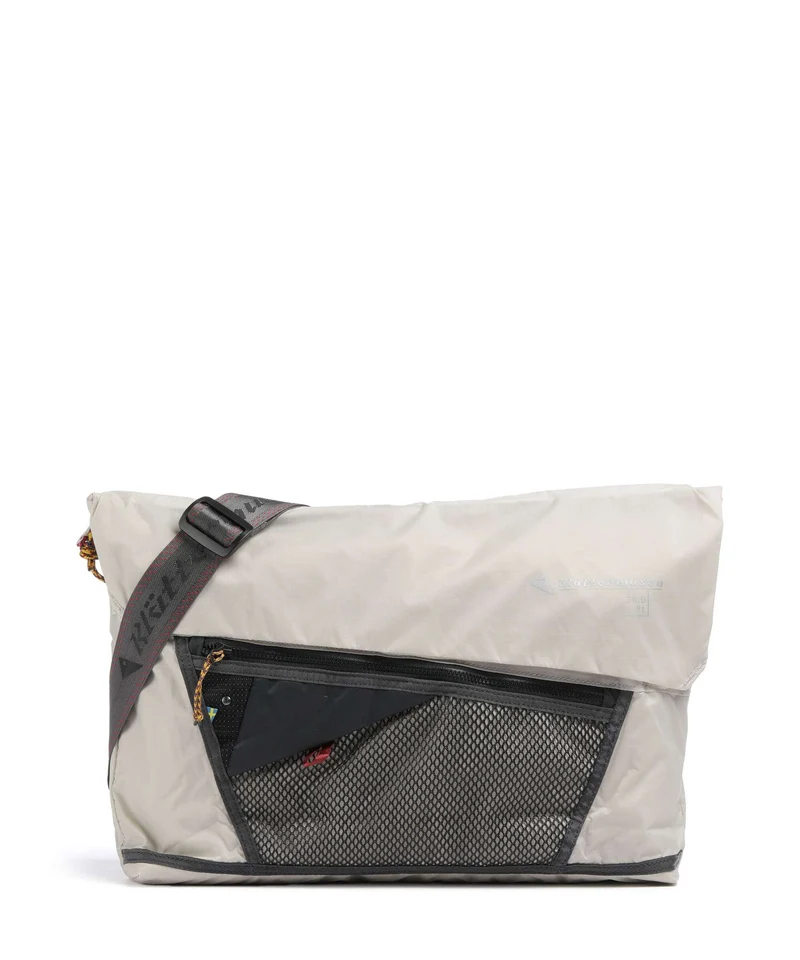Klättermusen Grid Bolso de mensajero putty grey