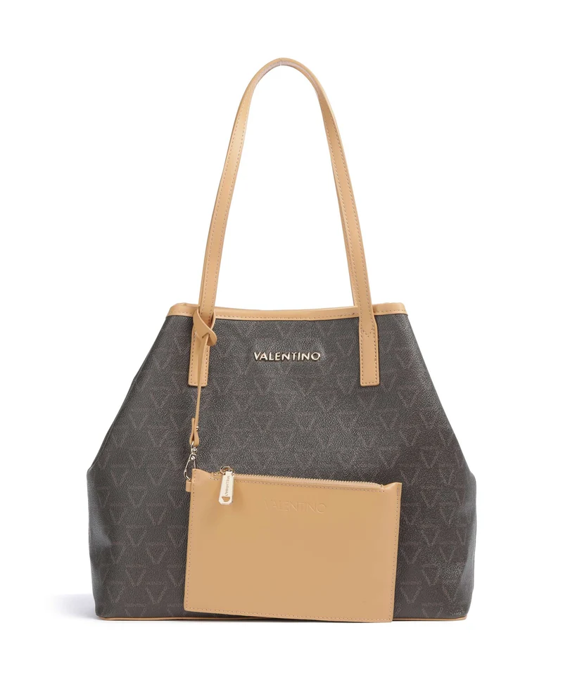 Valentino Bags Lady Re Bolsa shopping moro/naturale