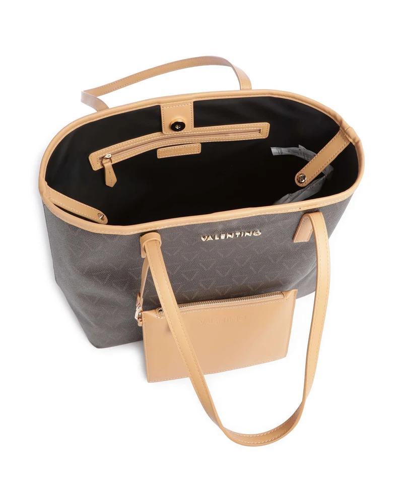 Valentino Bags Lady Re Bolsa shopping moro/naturale