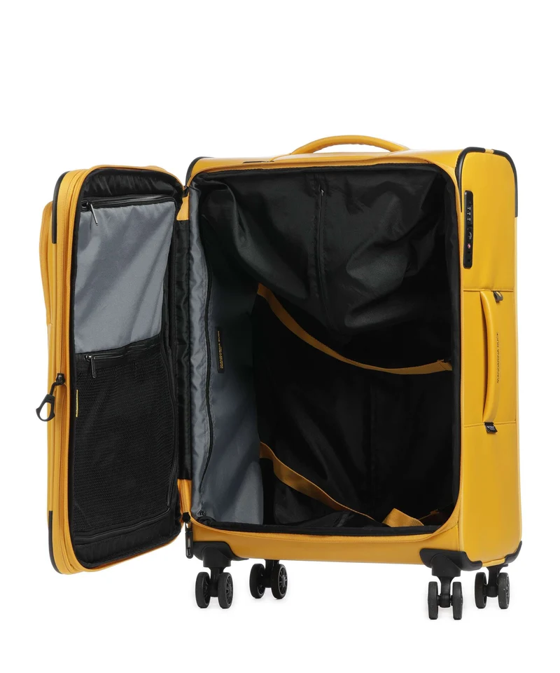 Mandarina Duck Eco Coated Maleta con 4 ruedas duck yellow