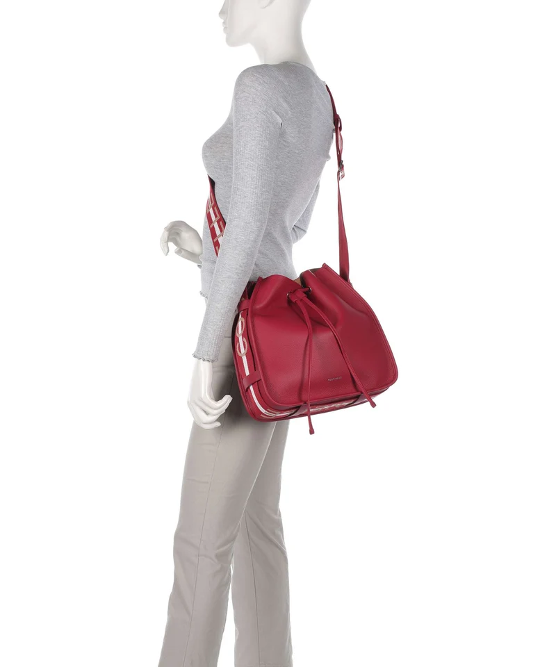 Coccinelle Raquel Bucket bolso de mano sangria/skin