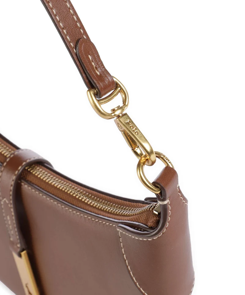 Polo Ralph Lauren ID Collection Small Bolso de hombro cuoio