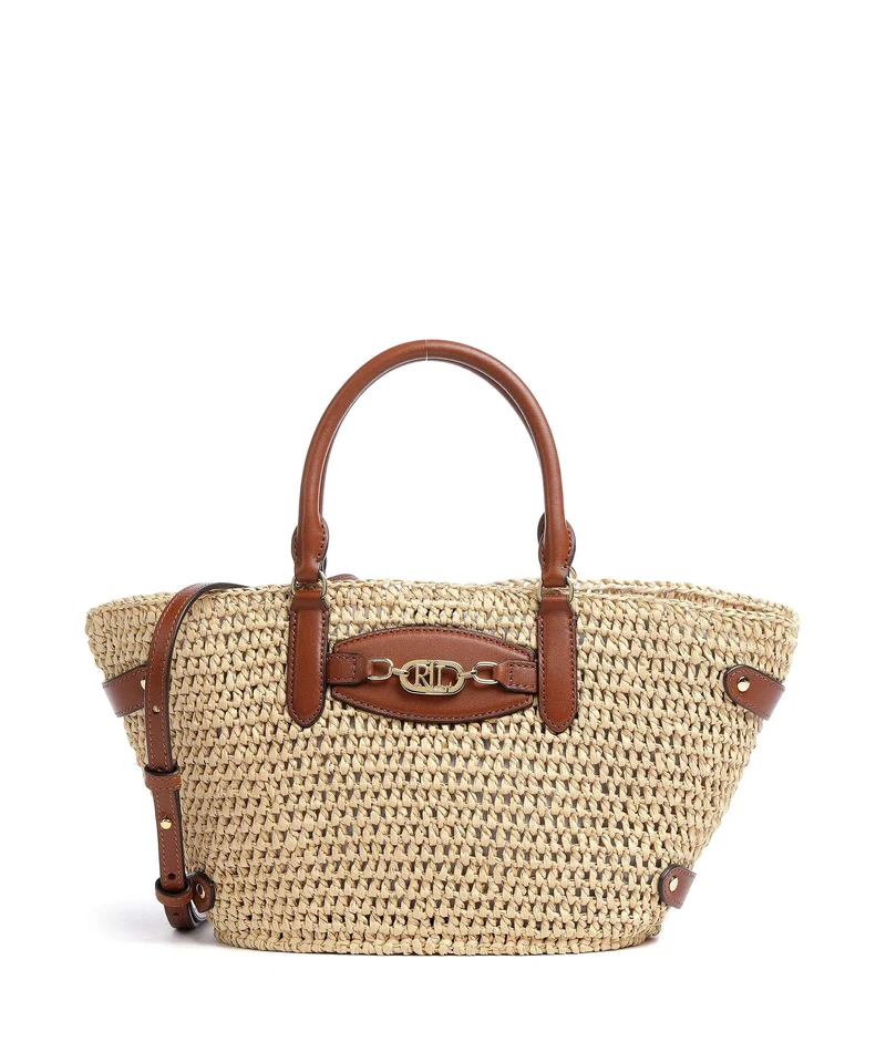 Lauren Ralph Lauren Daphney 20 Straw Bolso de mano natural/lauren tan