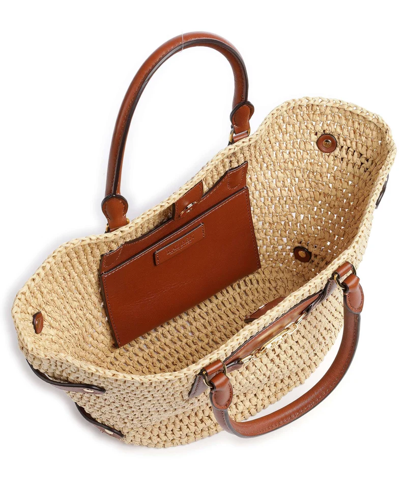 Lauren Ralph Lauren Daphney 20 Straw Bolso de mano natural/lauren tan