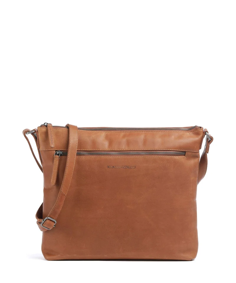The Chesterfield Brand Wax Pull Up Cow Cartagena Bandolera cognac