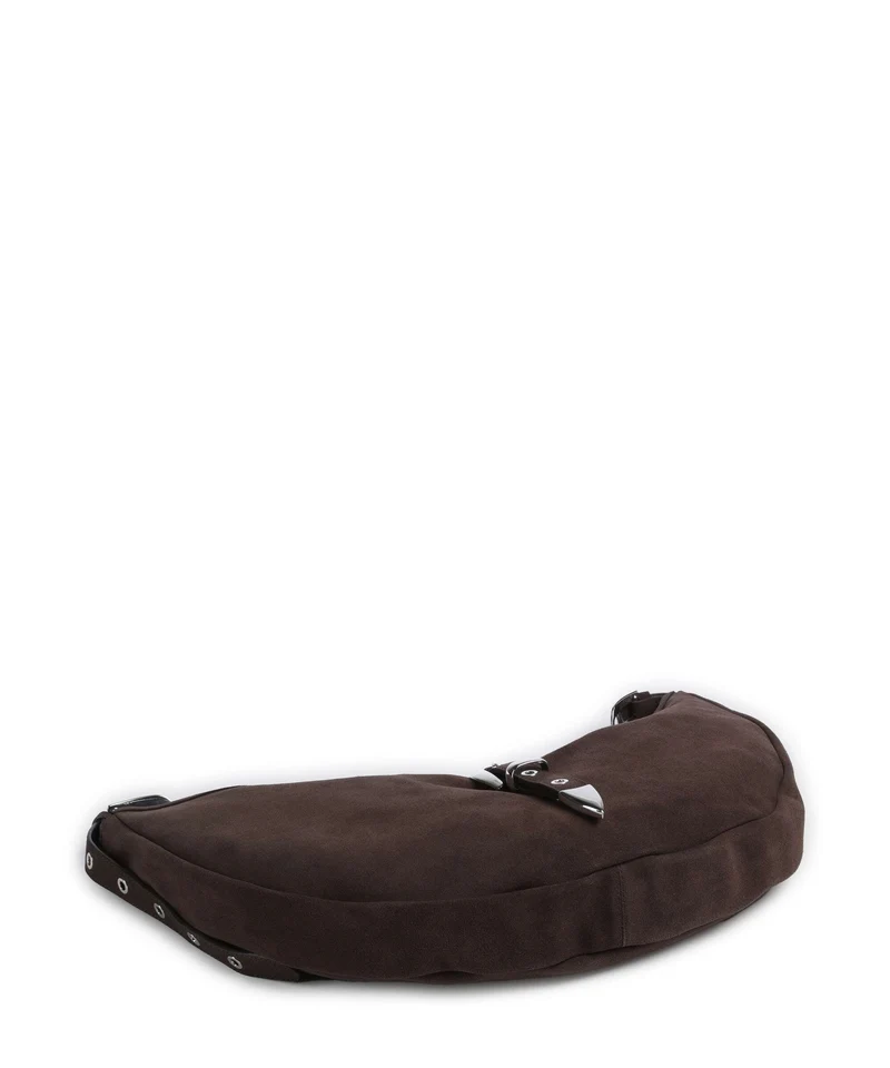 Les Visionnaires Enya Rebel Cozy Bolso de hobo dark brown