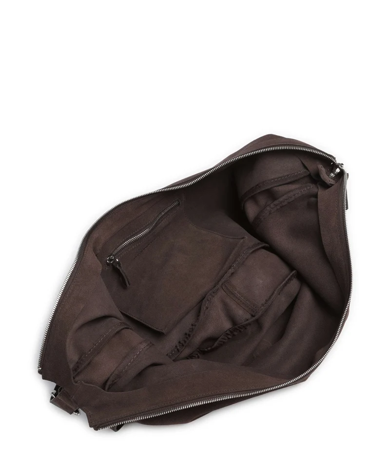 Les Visionnaires Enya Rebel Cozy Bolso de hobo dark brown