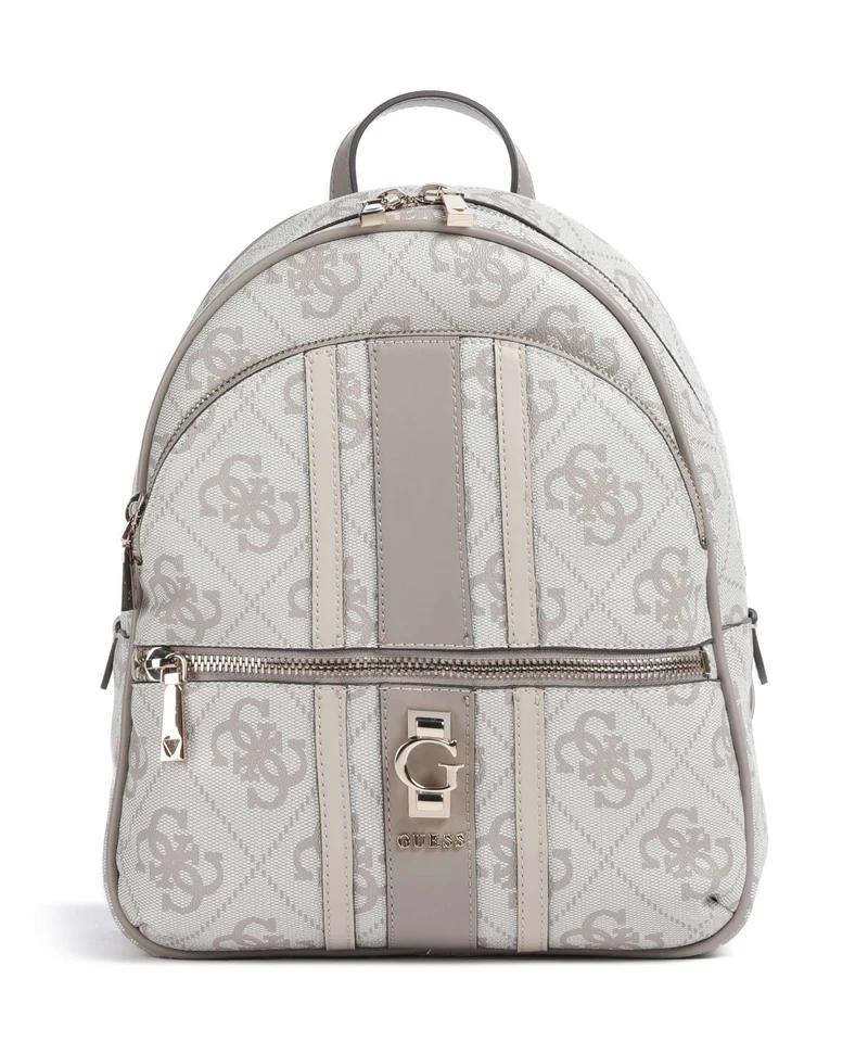Guess Erenia Mochila dark taupe logo