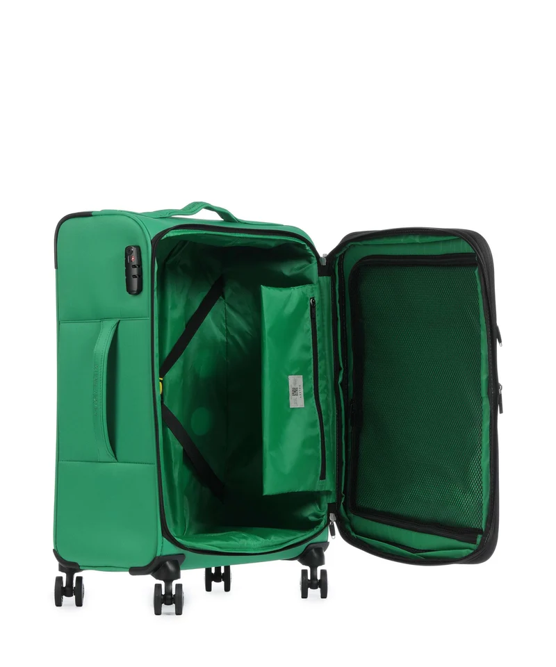 Delsey Paris x United Colors of Benetton CB Maleta con 4 ruedas green