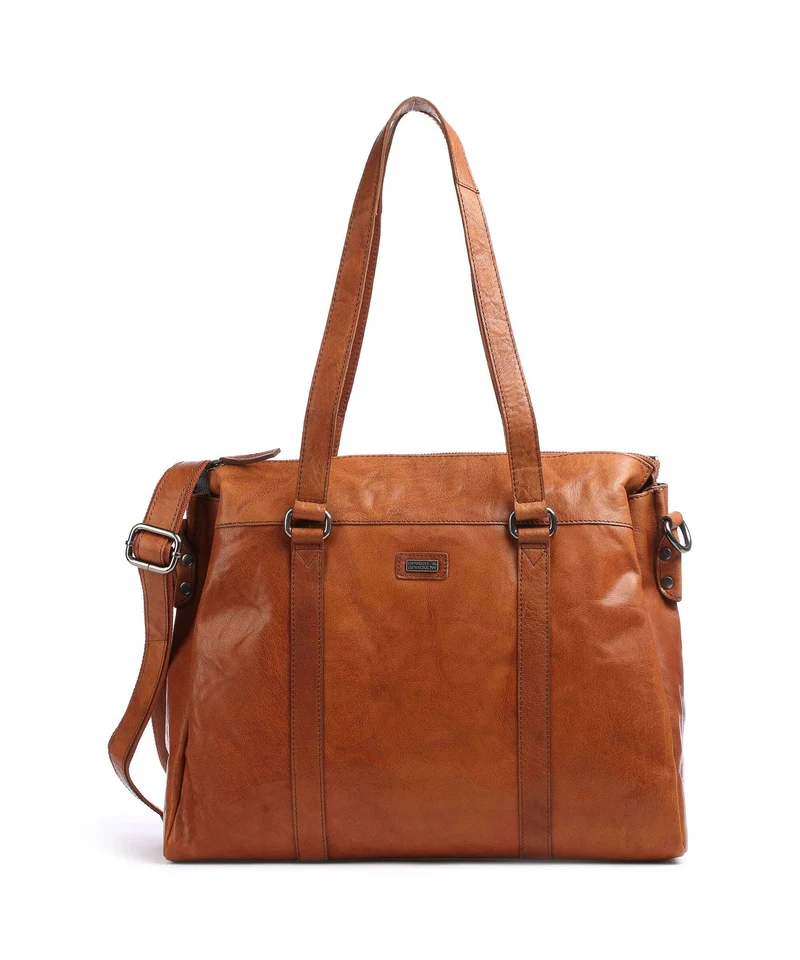 Spikes & Sparrow Bronco Bolsa shopping brandy
