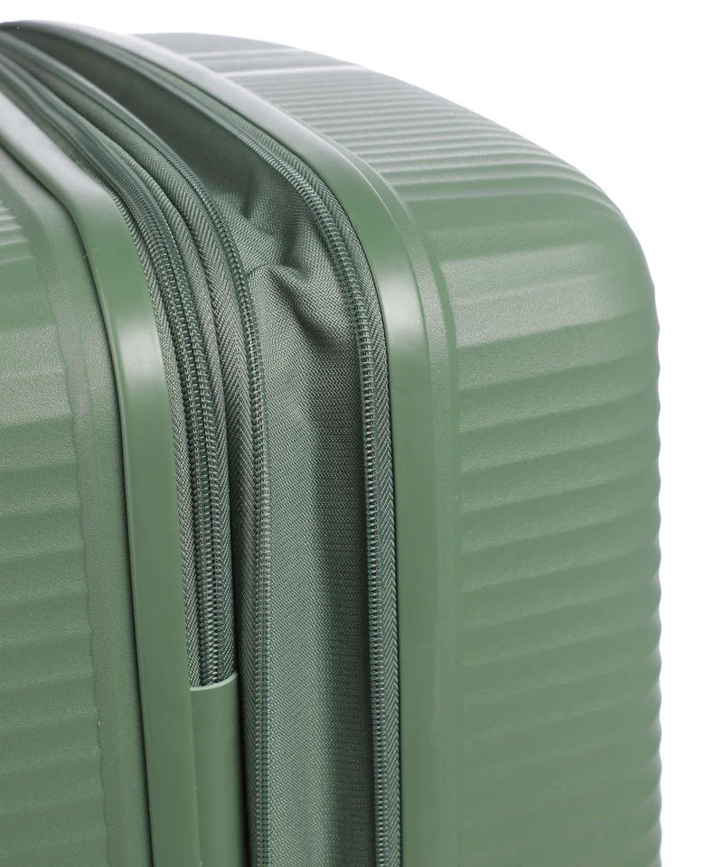 Travelite Air Stripe Juego de maletas (4 ruedas) green