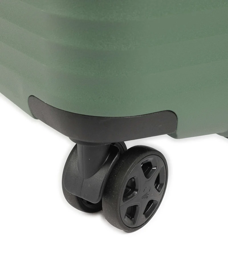 Travelite Air Stripe Juego de maletas (4 ruedas) green