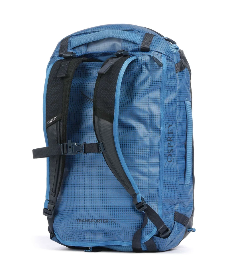 Osprey Transporter 30 Bolsa de fin de semana blue flame/scoria blue