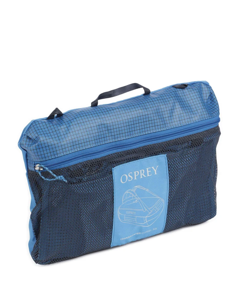 Osprey Transporter 30 Bolsa de fin de semana blue flame/scoria blue
