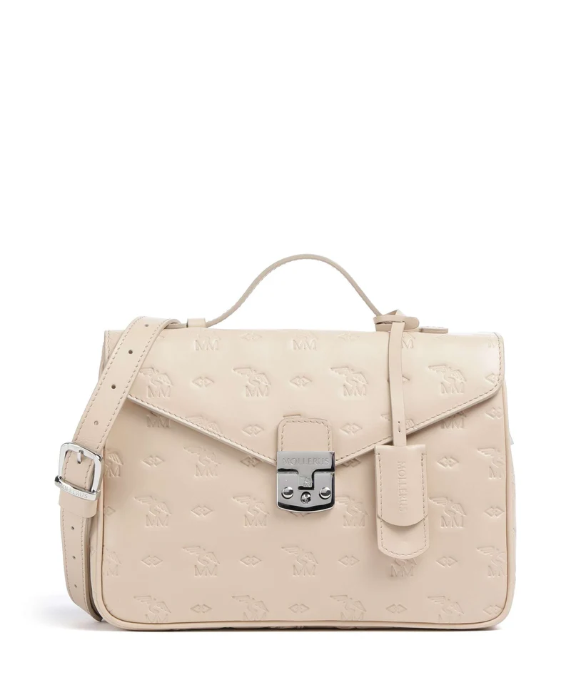 Maison Mollerus Stampato Marly Bandolera vanilla beige