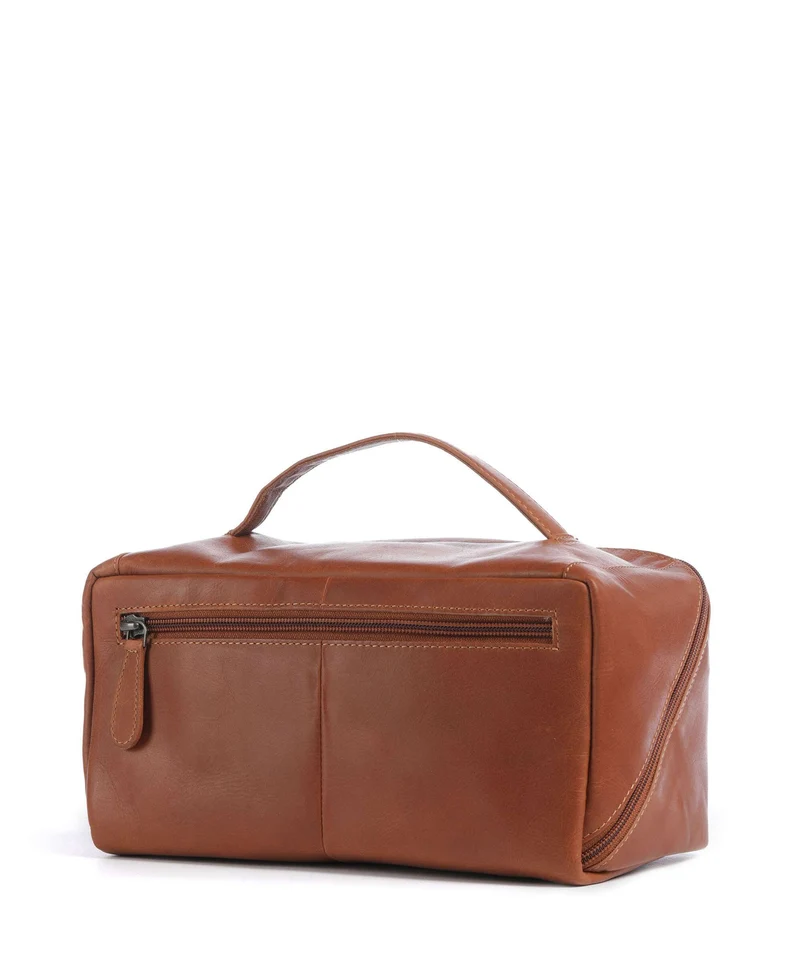 The Chesterfield Brand Wax Pull Up Cow Elmia Neceser cognac