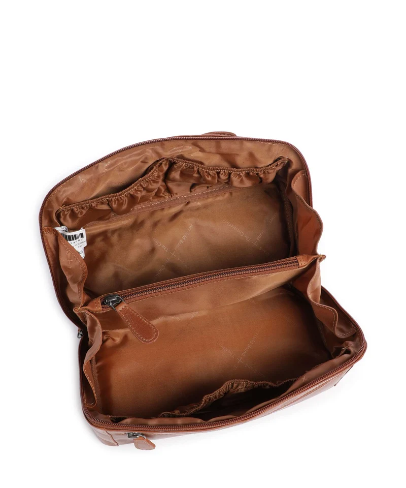 The Chesterfield Brand Wax Pull Up Cow Elmia Neceser cognac