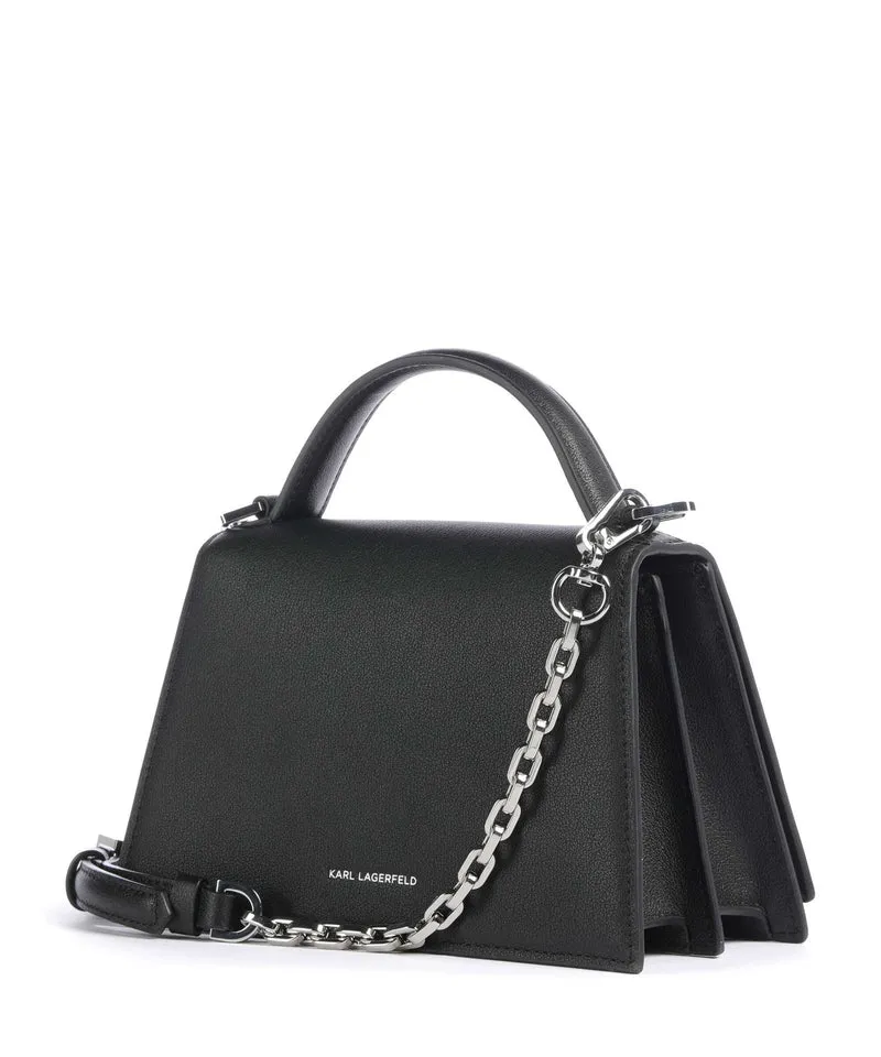Karl Lagerfeld K/Signature 2.0 Bandolera black/nickel