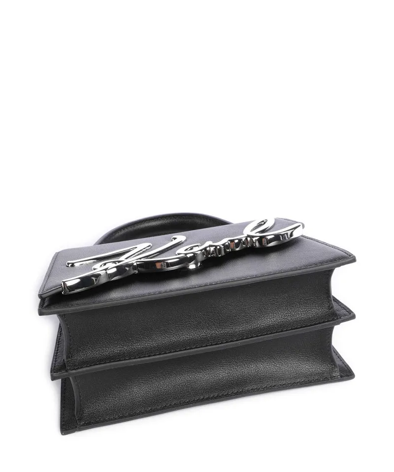 Karl Lagerfeld K/Signature 2.0 Bandolera black/nickel