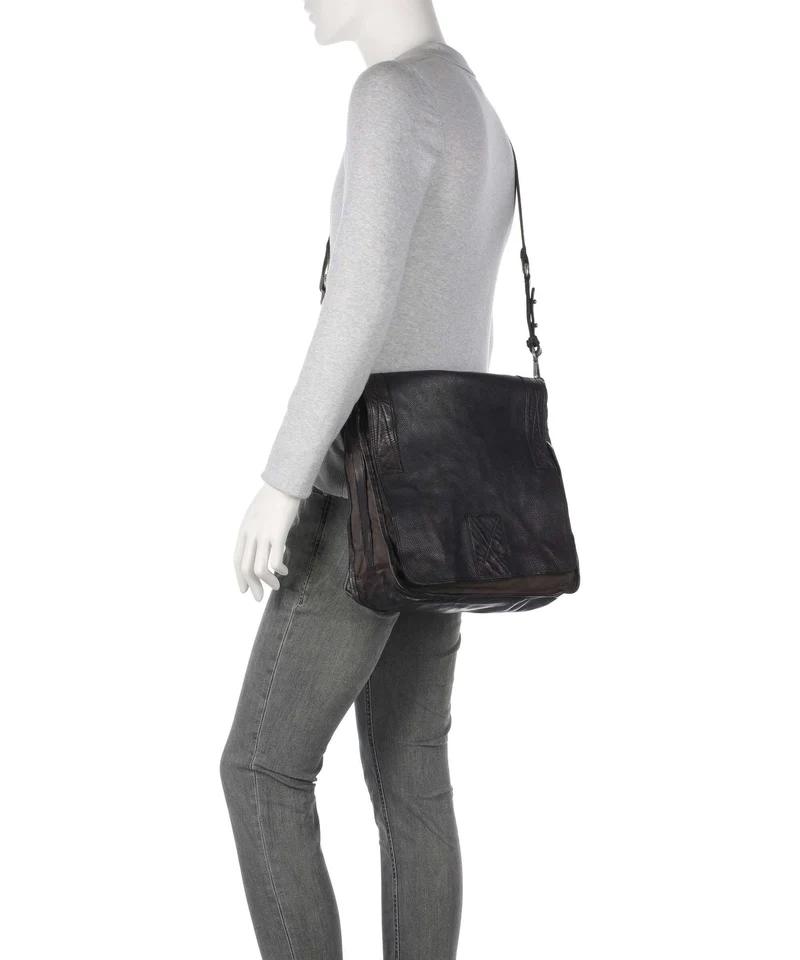 Campomaggi Bolso de mensajero verde militare/grigio
