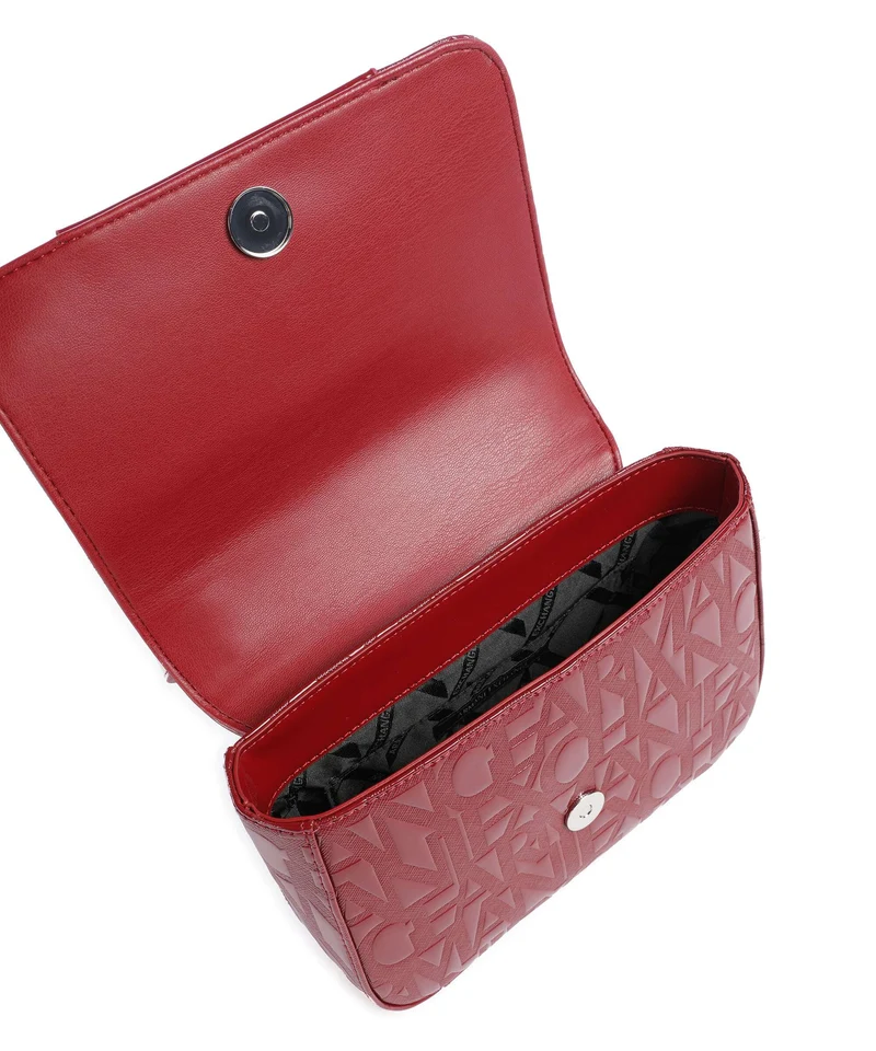 Armani Exchange Liz Patent Bandolera red dahlia