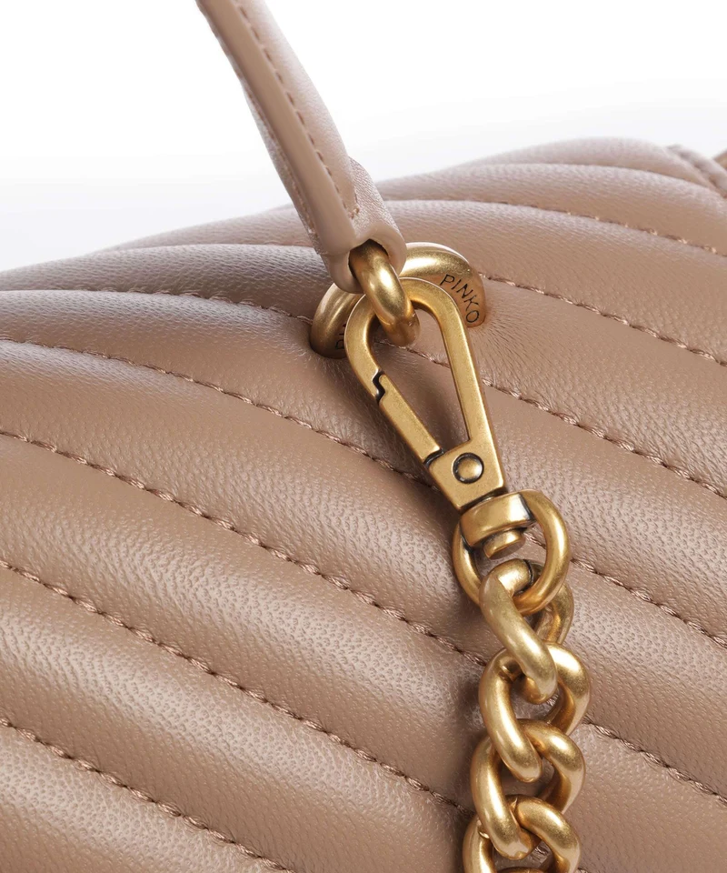 Pinko Love Lady Puff Big Bolso de mano biscotto zenzero