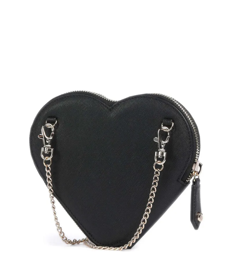 Vivienne Westwood Saffiano Heart Bandolera black
