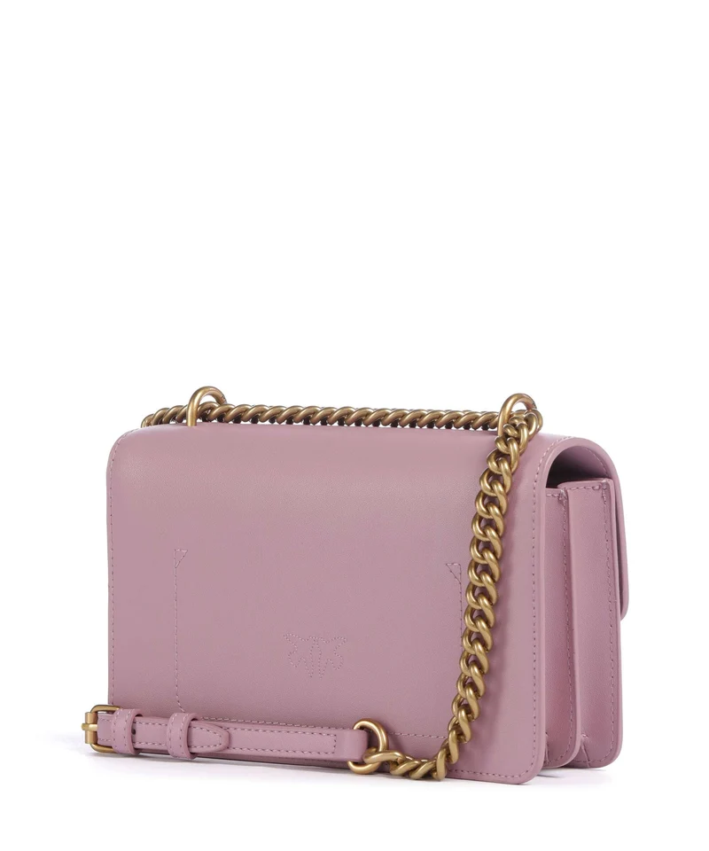Pinko Love One Mini Bolso de hombro viola/antique gold