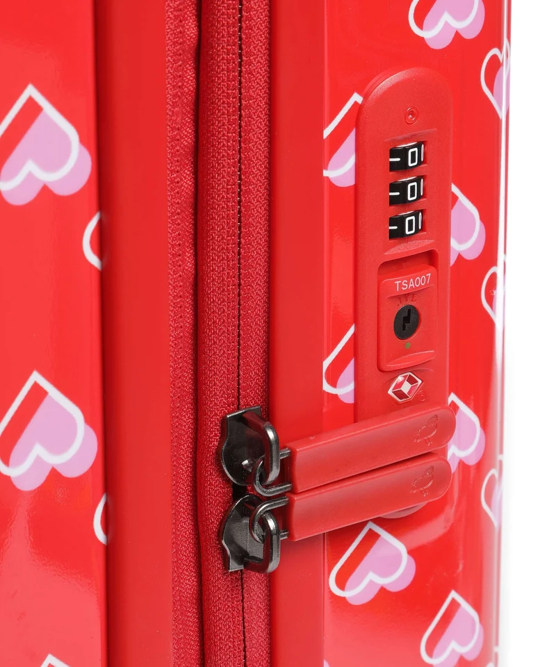 Mandarina Duck Logoduck+ Printed Maleta con 4 ruedas gimme love