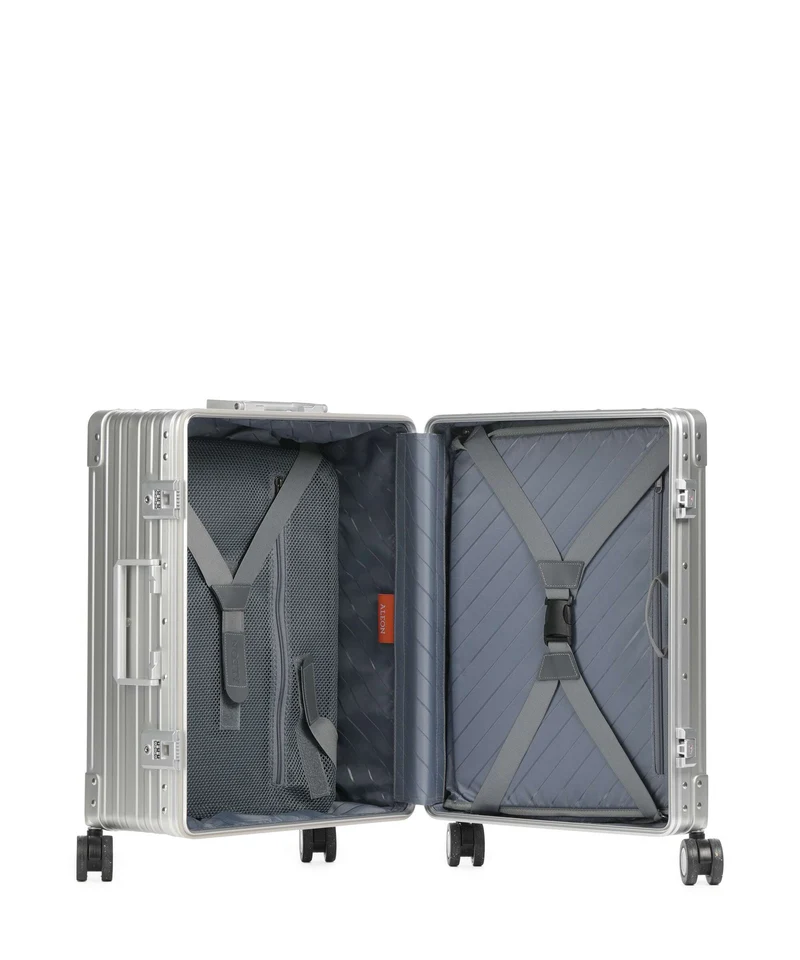 Aleon Classic 21 Domestic Suiter Maleta con 4 ruedas platinum